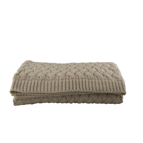 Ellie, Throw, L152xW127cm, Sand